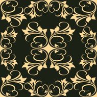 Vector Artistic Graphic Design on Black Background