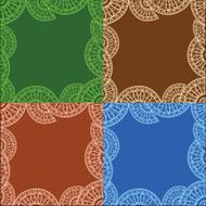 Vector seamless floral background N6
