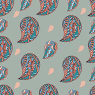 Ethnic seamless pattern N46