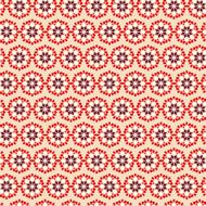 Vintage Seamless pattern on beige background