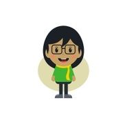 cute girl cartoon character N9