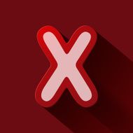 Volume icons alphabet X N3