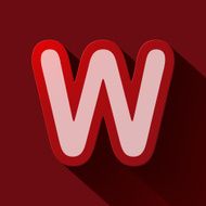 Volume icons alphabet W N3