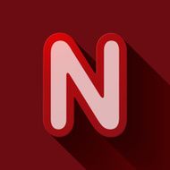 Volume icons alphabet N N3
