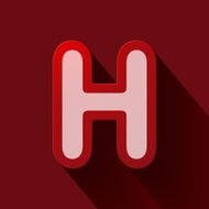 Volume icons alphabet H N2