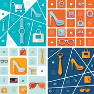fashion flat infographic N48