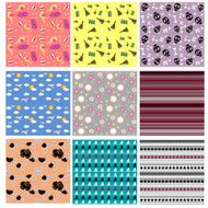 sweet vector seamless patterns