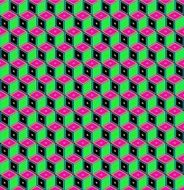 Retro pattern of geometric shapes N9