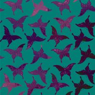 Seamless colorful butterfly pattern Vector illustration N2