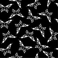 Seamless colorful butterfly pattern Vector illustration N5