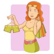 Woman Shopping N12