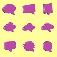 Speech bubbles N62