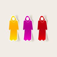 realistic design element muslim N32