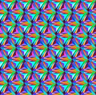 seamless background with geometric patterns of triangular gems