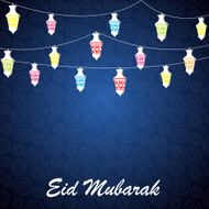 Background for Muslim Community Festival Vector Illustration N51