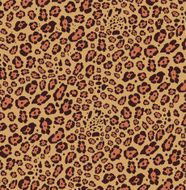 vector animal skin pattern of leopard