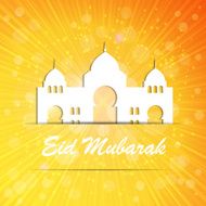 Background for Muslim Community Festival Vector Illustration N52