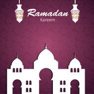 Background for Muslim Community Festival Vector Illustration N53
