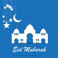 Background for Muslim Community Festival Vector Illustration N57