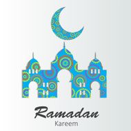 Background for Muslim Community Festival Vector Illustration N60