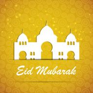 Background for Muslim Community Festival Vector Illustration N61