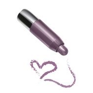 Lilac open tube cosmetic lipstick