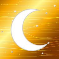 Moon Background for Muslim Community Festival Vector Illustratio N22
