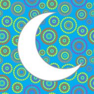 Moon Background for Muslim Community Festival Vector Illustratio N24