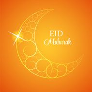 Moon Background for Muslim Community Festival Vector Illustration N2