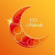Moon Background for Muslim Community Festival Vector Illustration N3