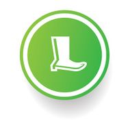Shoes symbol vector