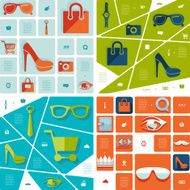 fashion flat infographic N49