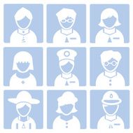 Avatar icons vector N2