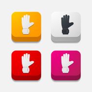 square button gloves N2