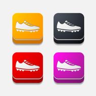 square button sneakers N2
