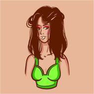 Sexy fashion girl