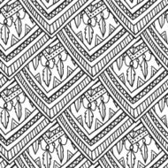 Ethno romb pattern
