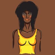 Sexy african fashion girl N2