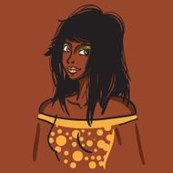 Sexy african fashion girl N3