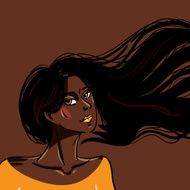 Sexy african fashion girl N6