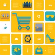 fashion flat infographic N51
