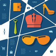 fashion flat infographic N52