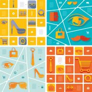fashion flat infographic N53