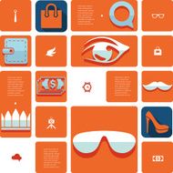 fashion flat infographic N55