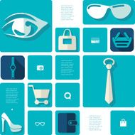 fashion flat infographic N56