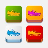 square button sneakers N4