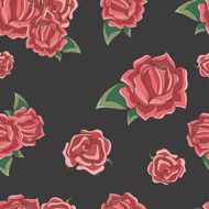 seamless pattern roses N3