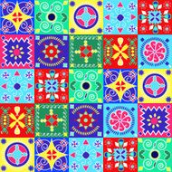 cheerful seamless pattern - holiday- Illustration
