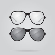 set of sunglasses and eyeglasses N4