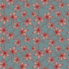 Vector seamless floral pattern N239